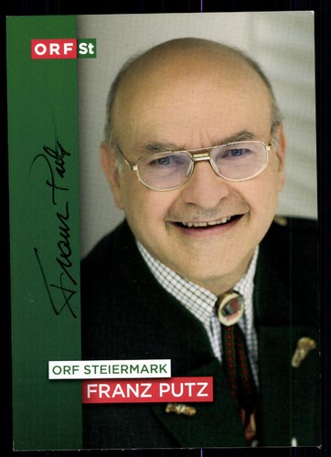 Franz putz orf cartolina - franz,