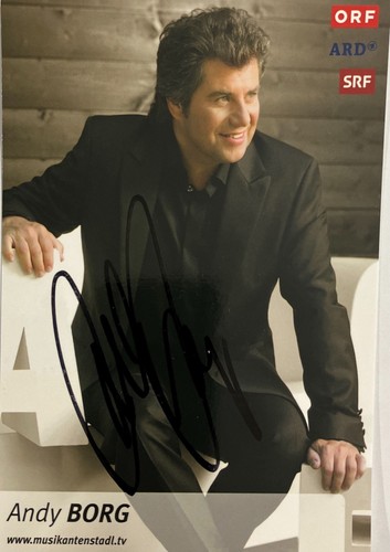 Autografi andy borg - autografi,