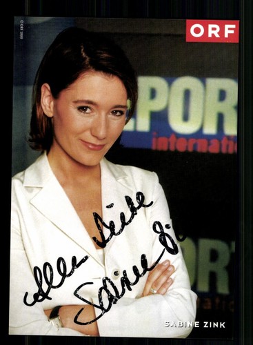 Biglietto autografo sabine - biglietto,