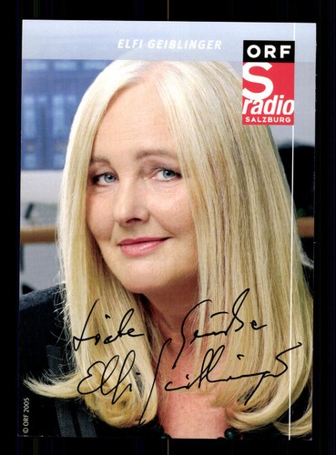 Elfi geiblinger orf cartolina - orf,