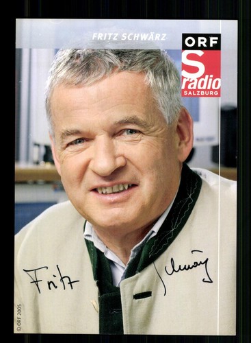 Fritz schwärz orf cartolina - schwärz,