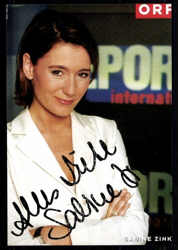Biglietto autografo sabine - biglietto,