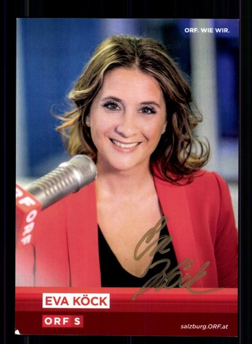 Biglietto autografo eva köck - biglietto,