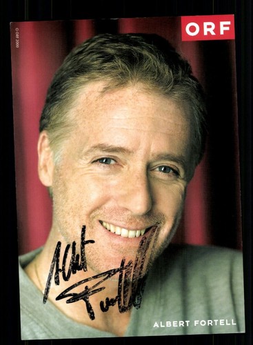 Biglietto autografo albert - autografo,