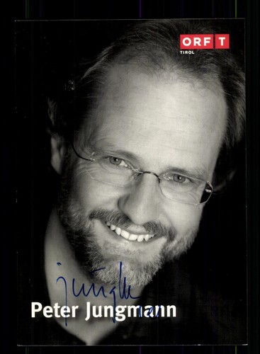 Peter jungmann orf - jungmann, cartolina