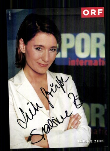 Biglietto autografo sabine - biglietto,